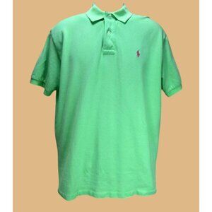 Polo Ralph Lauren Mens Jersey Polo Large - Purple Pony logo